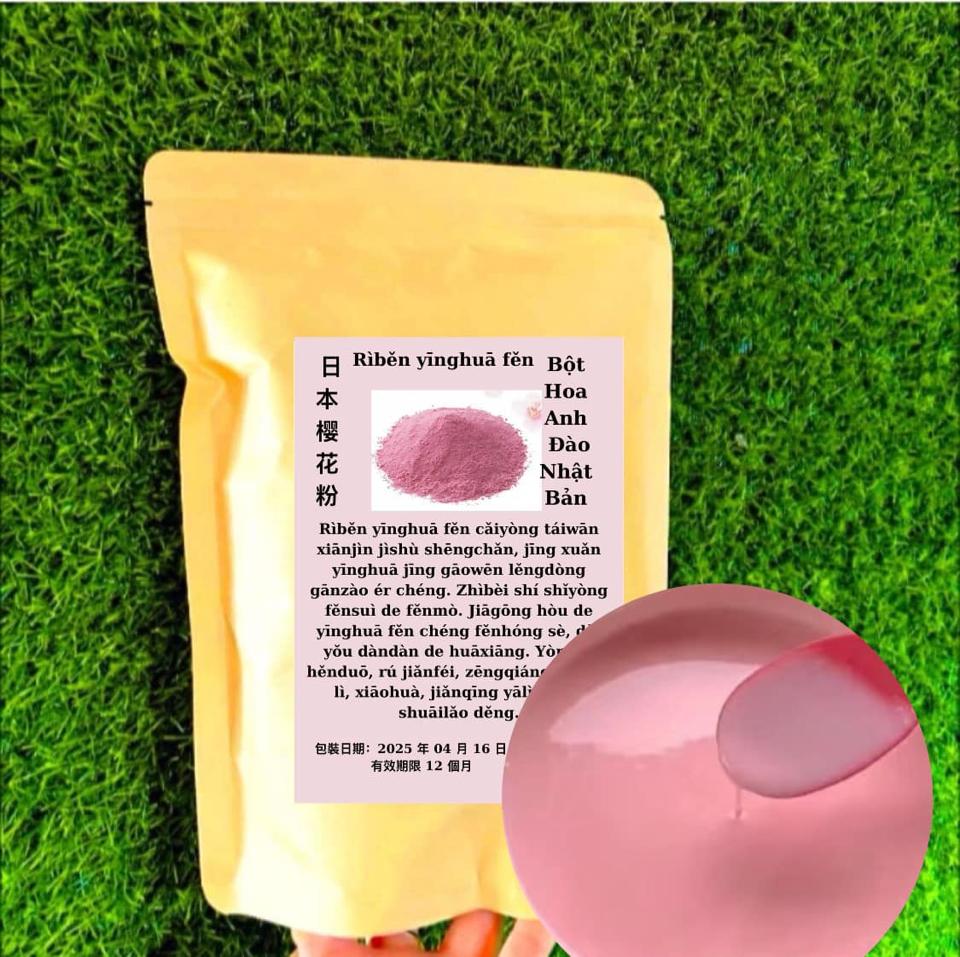 Bột hoa anh đào Nhật Bản 1 kg -duoc-ban-tai-CSHKD PHA CHẾ ĐỒ UỐNG  HỒNG BÉO - NGUYÊN LIỆU ĐÀI LOAN