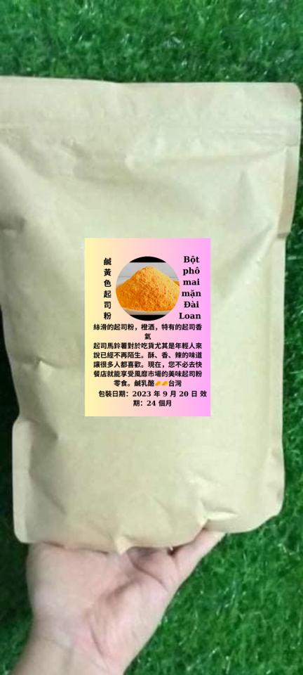 Bột kem cheese phô mai mặn (trứng muối) 1 kg -duoc-ban-tai-CSHKD PHA CHẾ ĐỒ UỐNG  HỒNG BÉO - NGUYÊN LIỆU ĐÀI LOAN