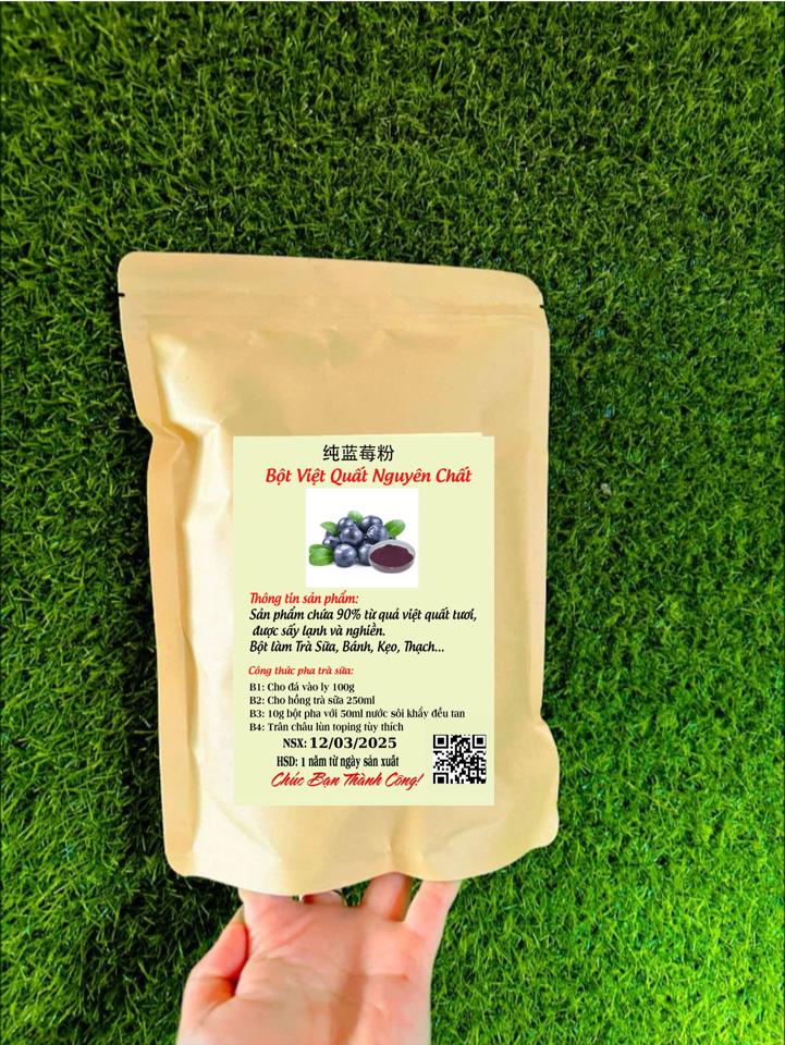 Bột việt quất nguyên chất 1 kg -duoc-ban-tai-CSHKD PHA CHẾ ĐỒ UỐNG  HỒNG BÉO - NGUYÊN LIỆU ĐÀI LOAN