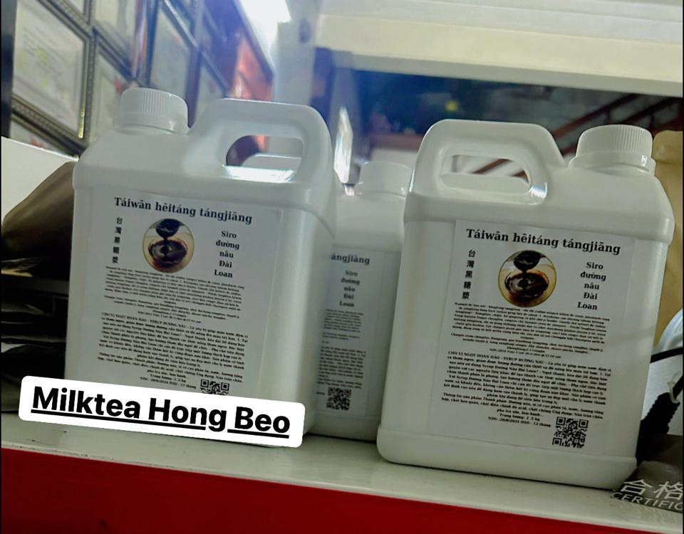 Siro đường đen Đài Loan  thơm chuẩn vị 2.5 kg-duoc-ban-tai-CSHKD PHA CHẾ ĐỒ UỐNG  HỒNG BÉO - NGUYÊN LIỆU ĐÀI LOAN