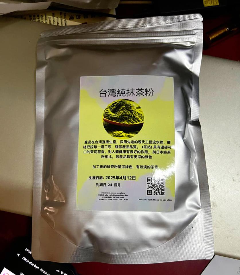 Bột matcha nguyên chất 500g -duoc-ban-tai-CSHKD PHA CHẾ ĐỒ UỐNG  HỒNG BÉO - NGUYÊN LIỆU ĐÀI LOAN