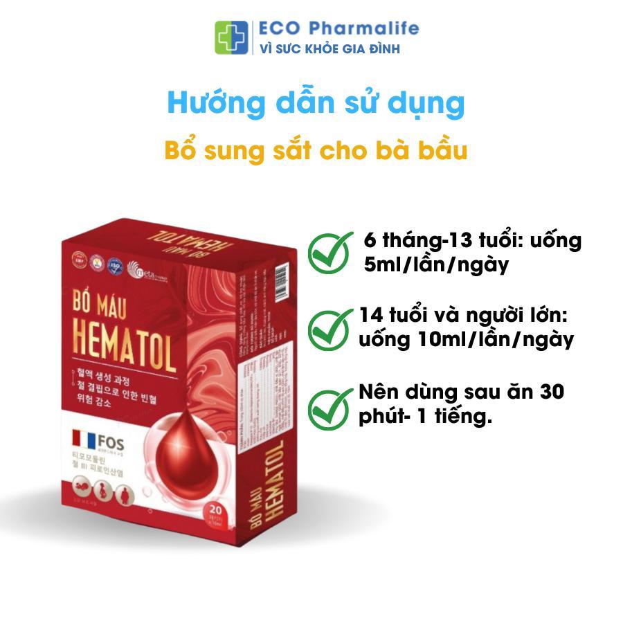 Bổ máu HEMATOL-duoc-ban-tai-Nhà thuốc Tâm Đức