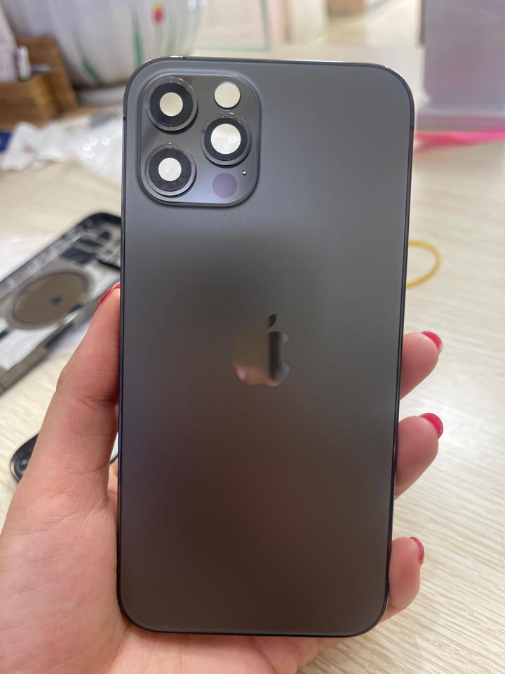 Vỏ 12pro Đen 5g 99%-duoc-ban-tai-Hoàng Hồng Điện.Thoại