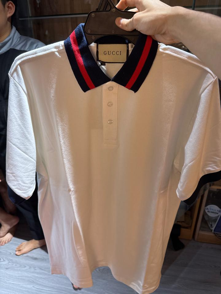 Polo gucci trắng viền cổ-duoc-ban-tai-Bent Luxury Thủ Dầu Một