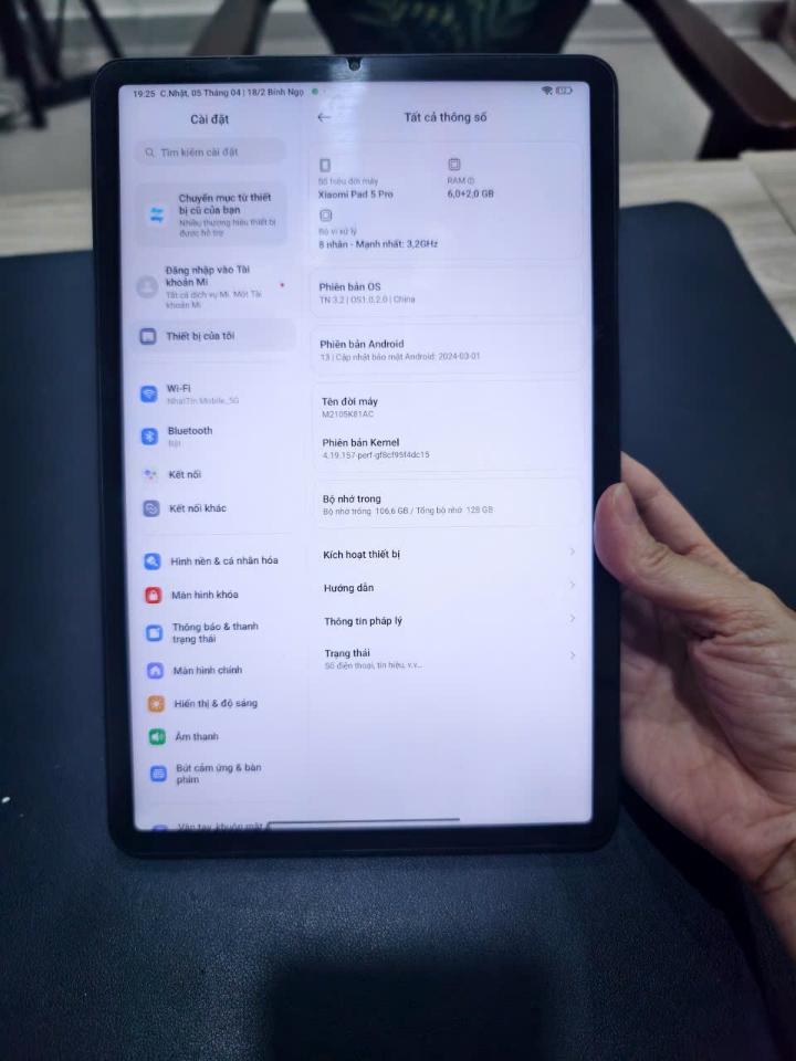 Xiaomi MiPad 5 Pro 11 inch 6/128g Rom quốc tế  -duoc-ban-tai-0937545427
