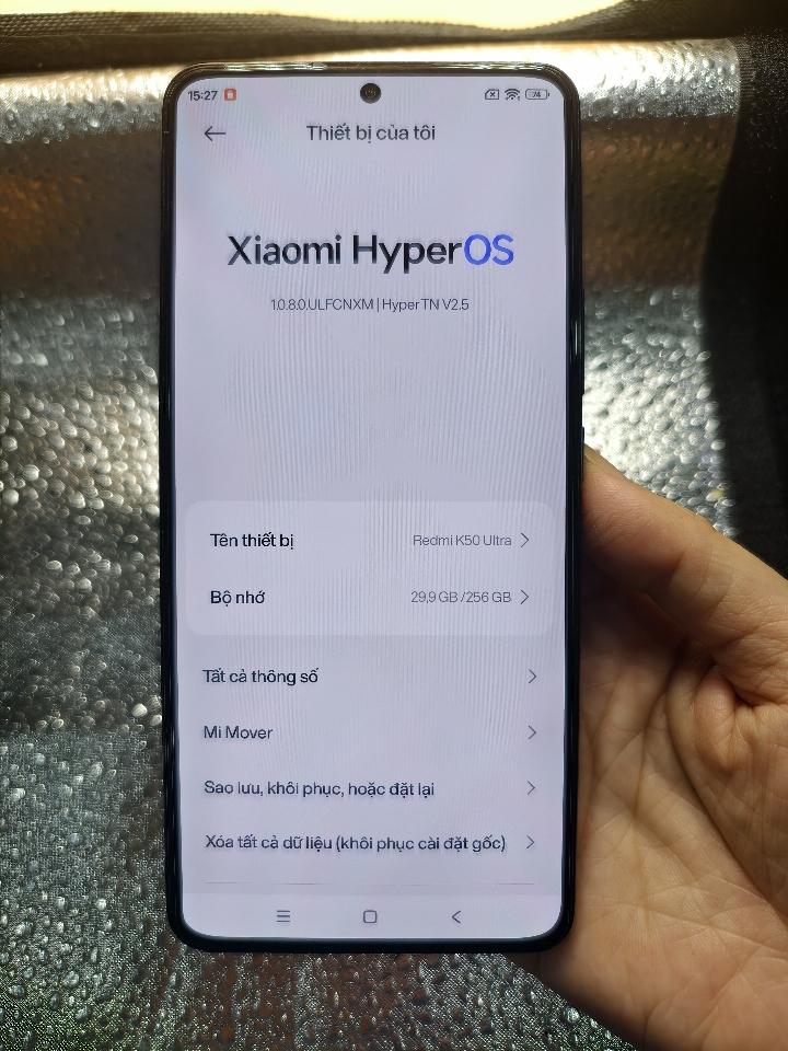 Redmi K50 Ultra – 12/256GB | Đẹp 98,9%
 Rom qtế-duoc-ban-tai-0937545427