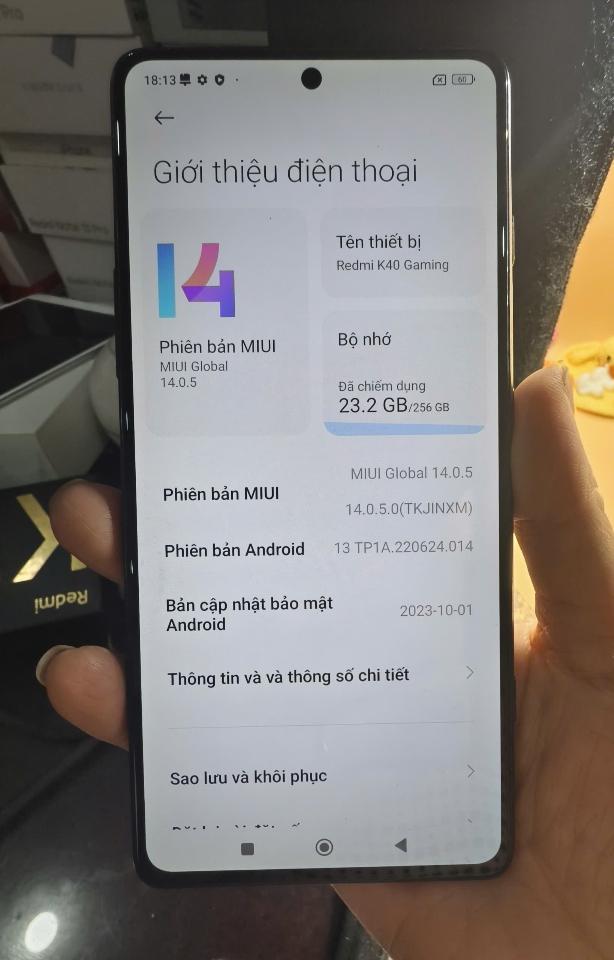 Redmi k40 gaming 12/256-duoc-ban-tai-0937545427