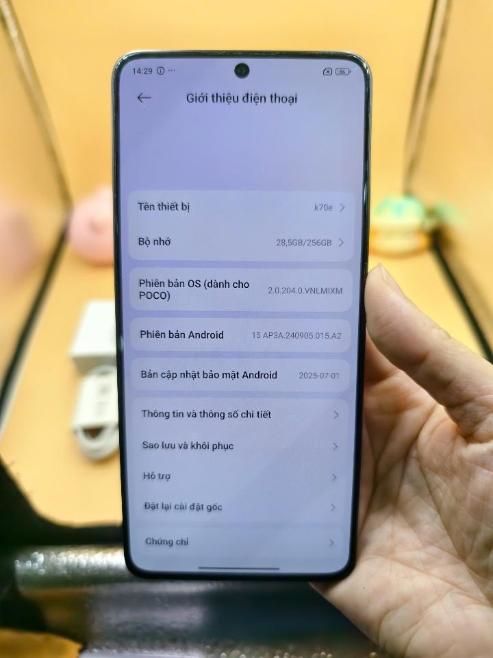 Redmi k70e 12/256 Rom quốc tế + sạc-duoc-ban-tai-0937545427