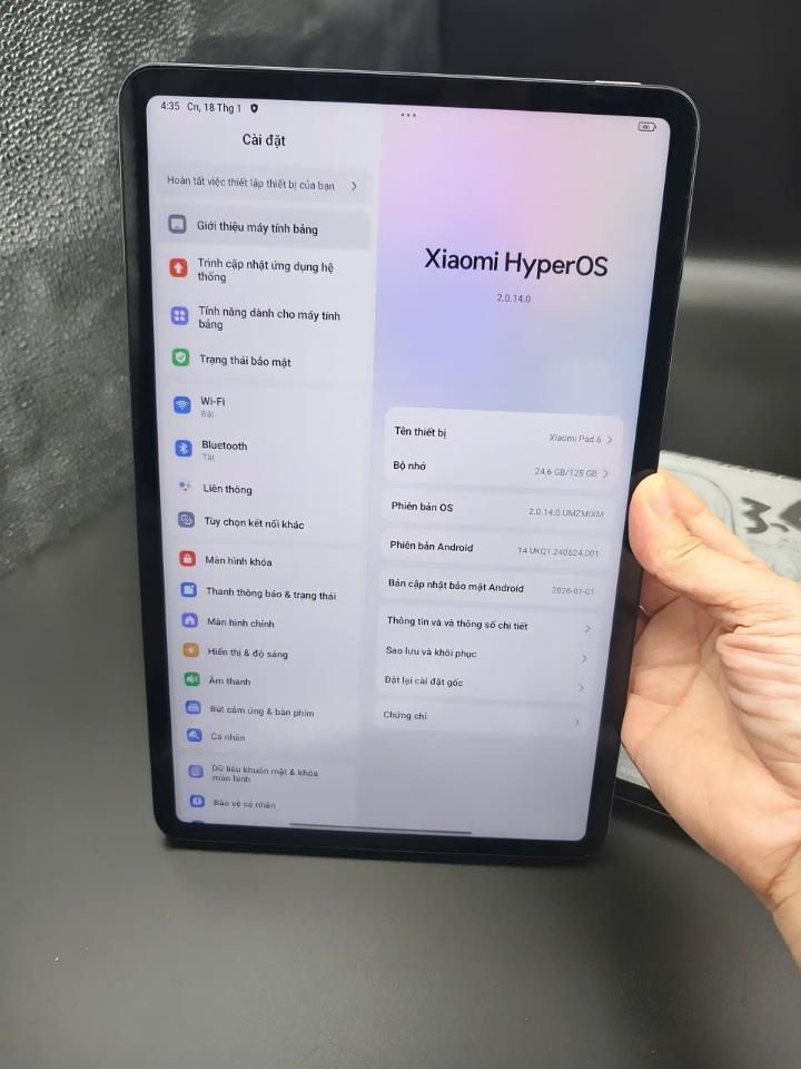 Mipad 6 8/128 rom quốc tế kèm sạc-duoc-ban-tai-Nhất Tín Mobile