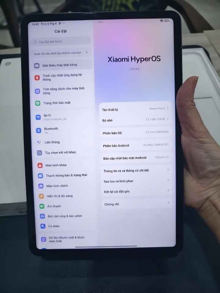 Mipad 6 8/128 rom quốc tế-duoc-ban-tai-0937545427
