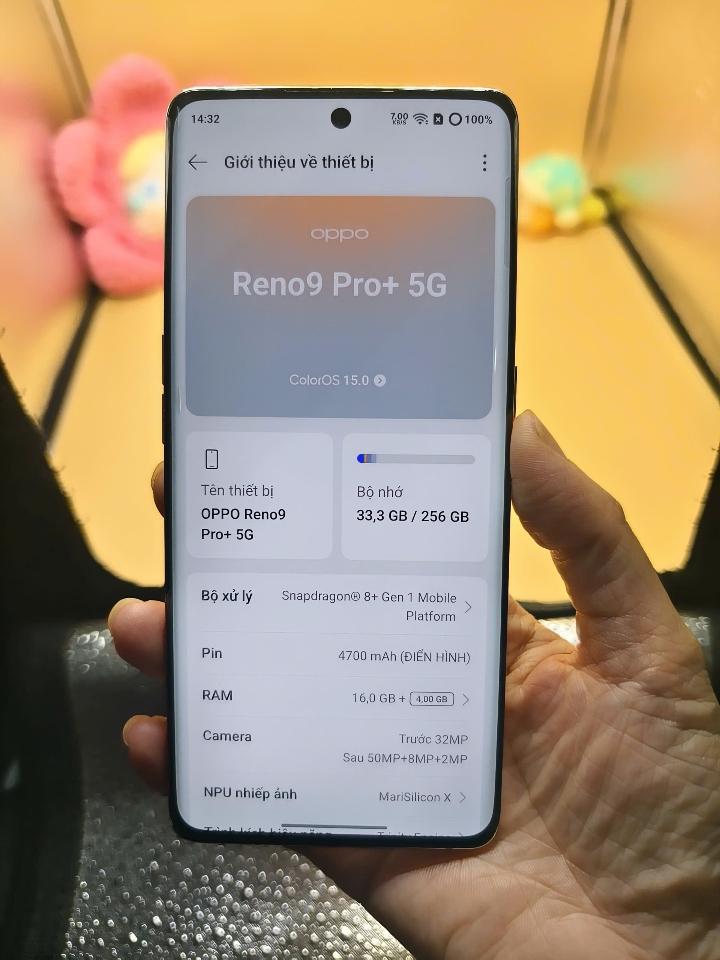 Oppo reno 9 pro plus 16/256-duoc-ban-tai-0937545427
