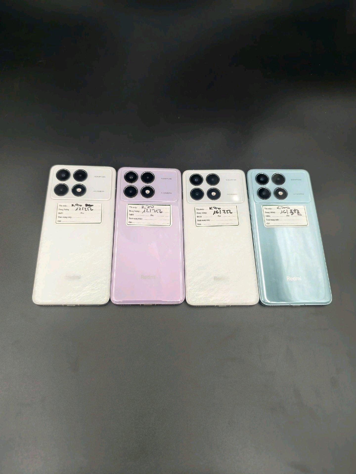 Xiaomi Redmi k70 12/256, 16/256 và 16/512 Rom quốc tế-duoc-ban-tai-Nhất Tín Mobile , anh chị nhắn zalo 0937545427 ,để tư vấn trước khi đặt hàng giúp em
