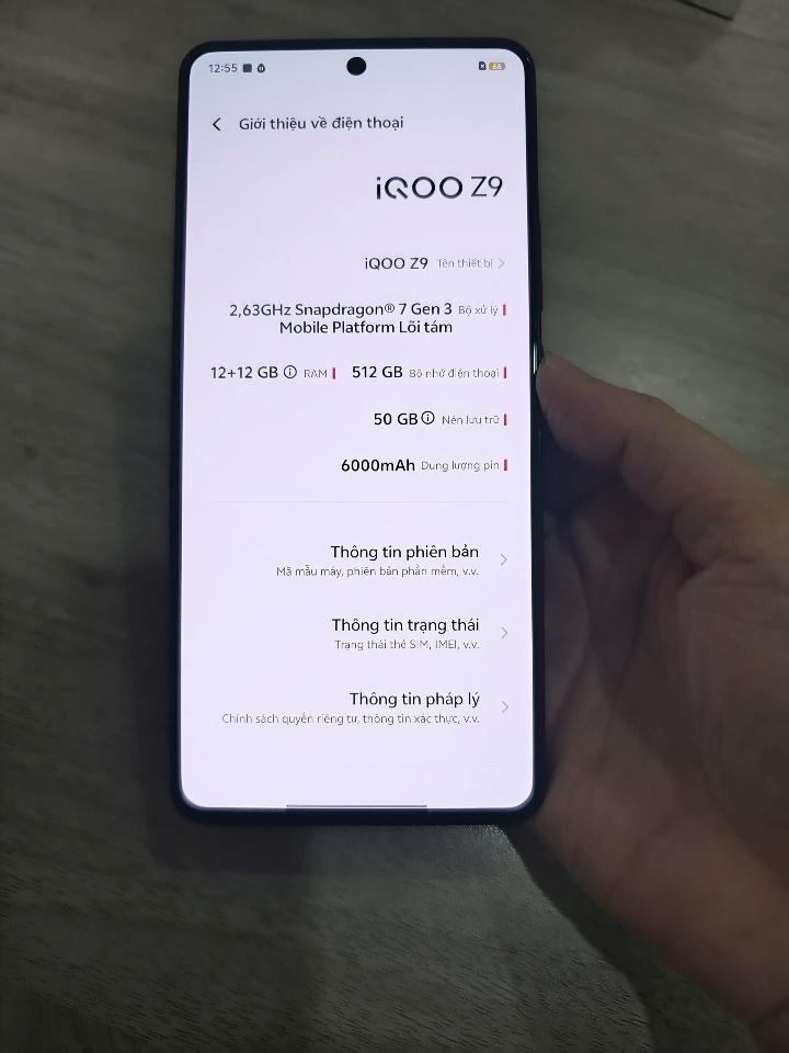 ViVo IQOO Z9 12/512-duoc-ban-tai-0937545427