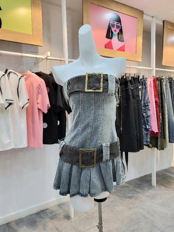 Đầm quây jean +2 belt CCD16-duoc-ban-tai-Catchi