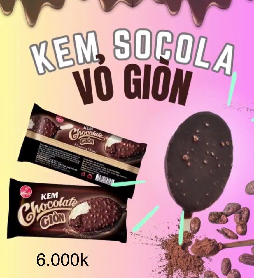 Sôcôla giòn -duoc-ban-tai-Tổng đại lý kem tphcm