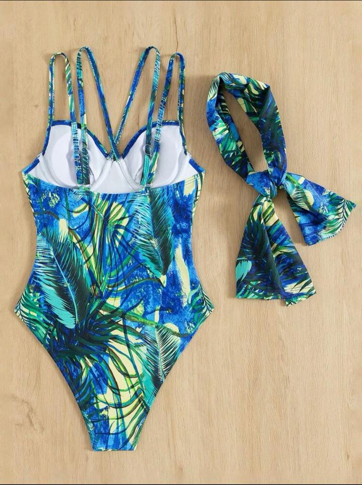 Một mảnh in nhiệt đới và khăn che-duoc-ban-tai-SAND + SKY ( Beachwear )