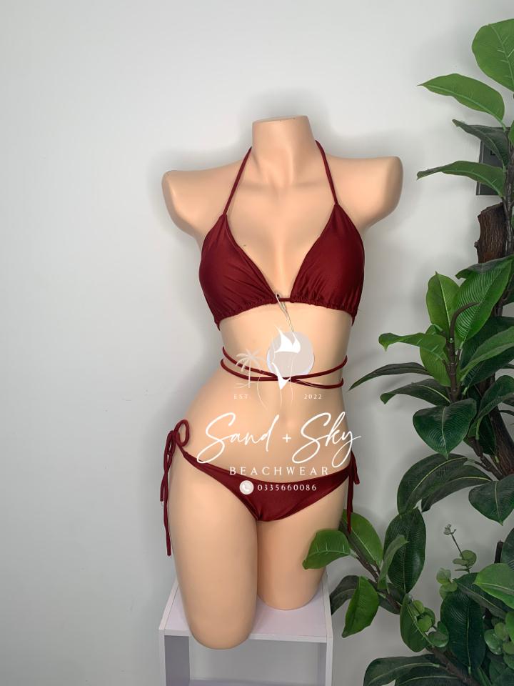 Bộ 2 mảnh màu trơn ( nhiều màu )-duoc-ban-tai-SAND + SKY ( Beachwear )