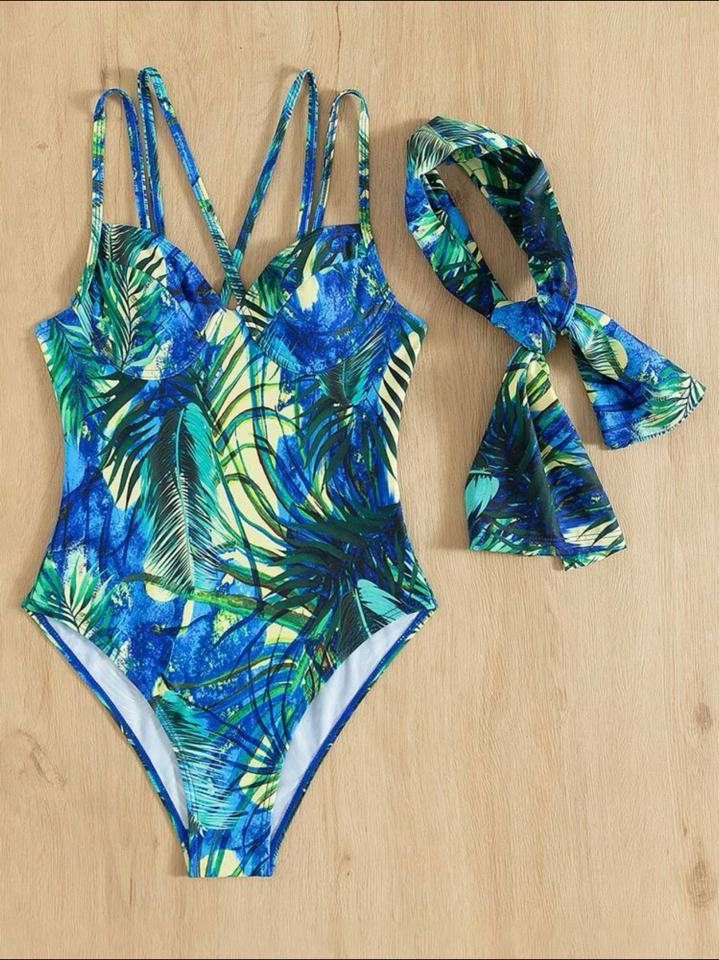Một mảnh in nhiệt đới và khăn che-duoc-ban-tai-SAND + SKY ( Beachwear )