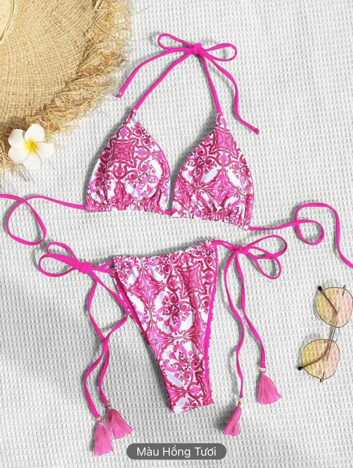 Bộ bikini 2 mảnh tua rua bộ lạc-duoc-ban-tai-SAND + SKY ( Beachwear )
