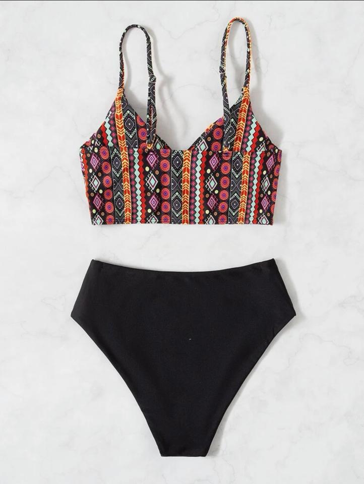 Bộ bikini hình học boho-duoc-ban-tai-SAND + SKY ( Beachwear )