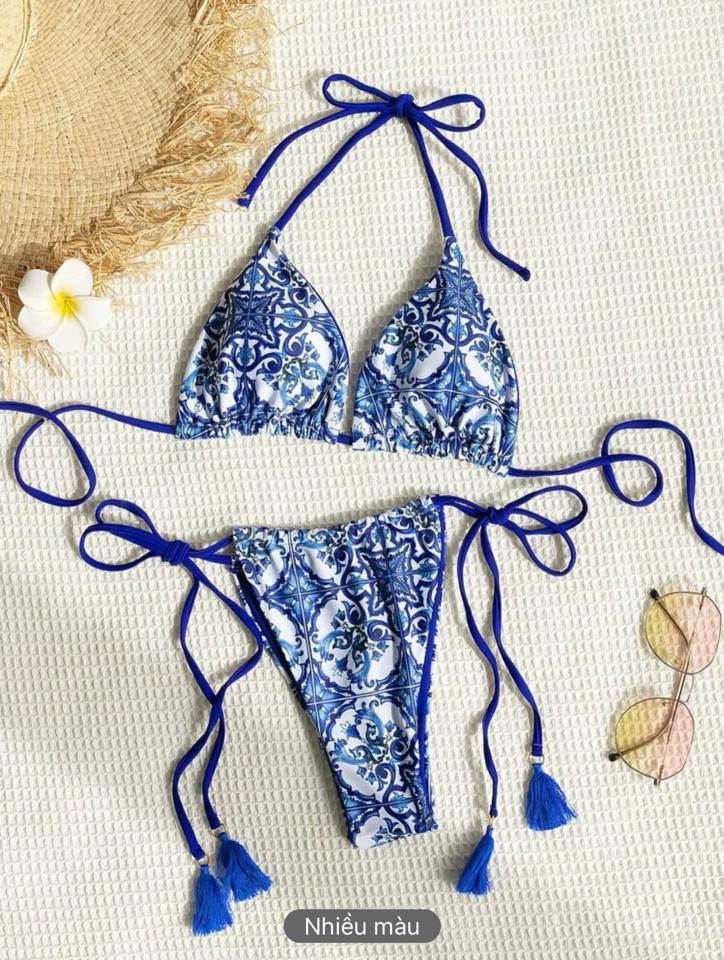 Bộ bikini 2 mảnh tua rua bộ lạc-duoc-ban-tai-SAND + SKY ( Beachwear )