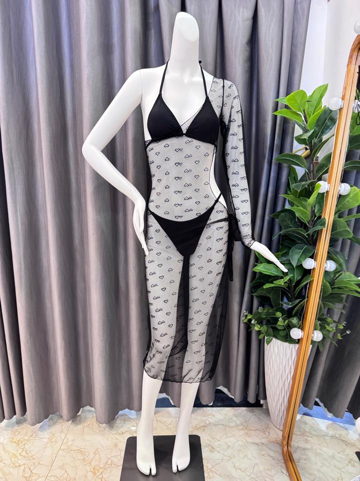 Bộ 2 mảnh và váy che lưới cột eo-duoc-ban-tai-SAND + SKY ( Beachwear )