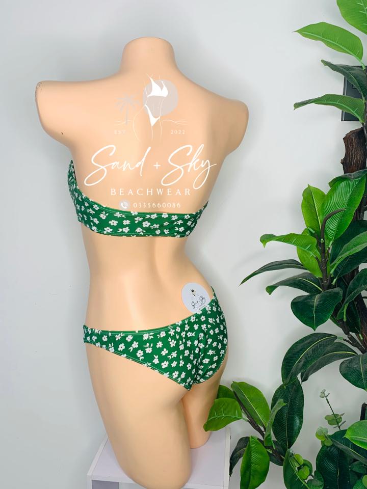 Bộ bikini hoa nhỏ cúp ngực-duoc-ban-tai-SAND + SKY ( Beachwear )