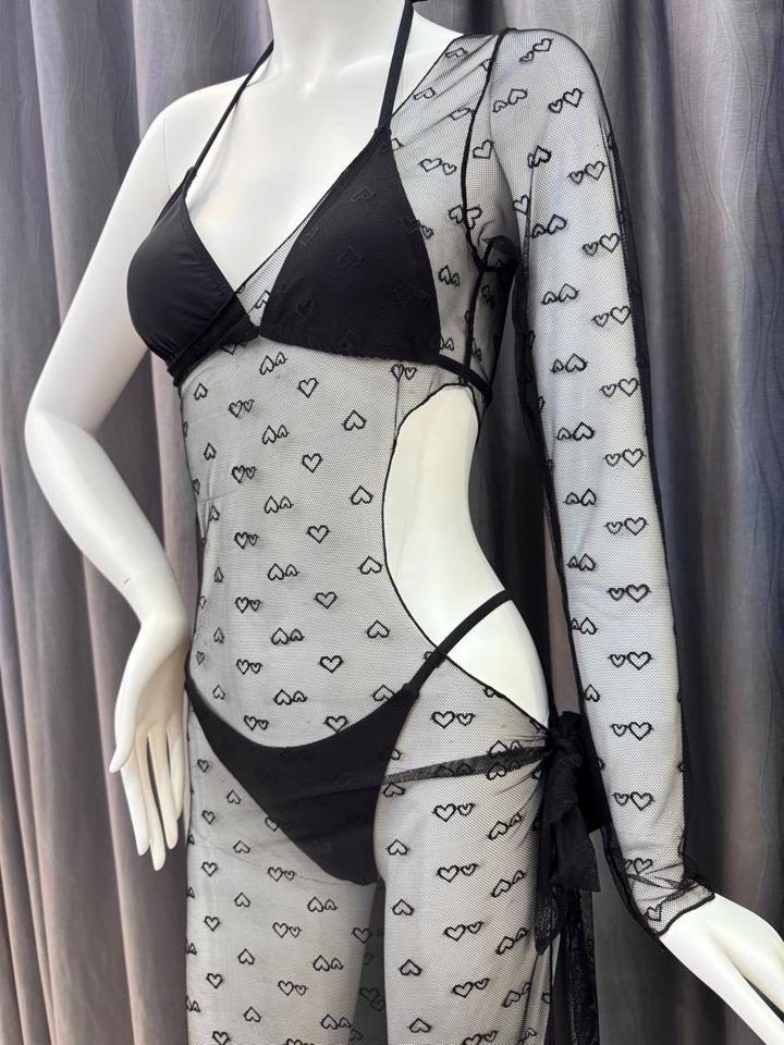 Bộ 2 mảnh và váy che lưới cột eo-duoc-ban-tai-SAND + SKY ( Beachwear )