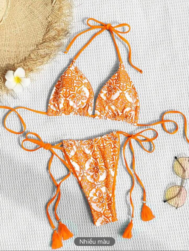 Bộ bikini 2 mảnh tua rua bộ lạc-duoc-ban-tai-SAND + SKY ( Beachwear )