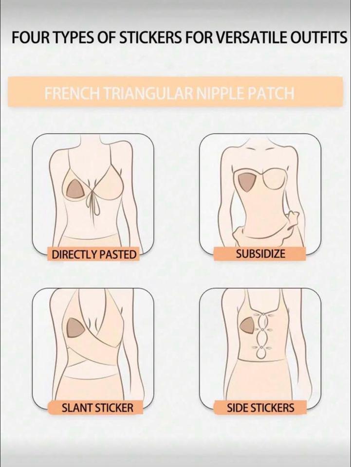 dán ngực silicone tam giác-duoc-ban-tai-SAND + SKY ( Beachwear )