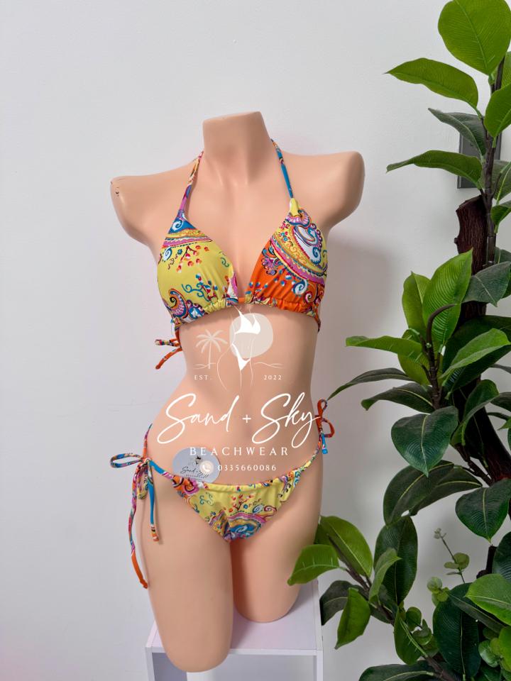 Bộ bikini 2 mảnh Paisley nhiều màu-duoc-ban-tai-SAND + SKY ( Beachwear )