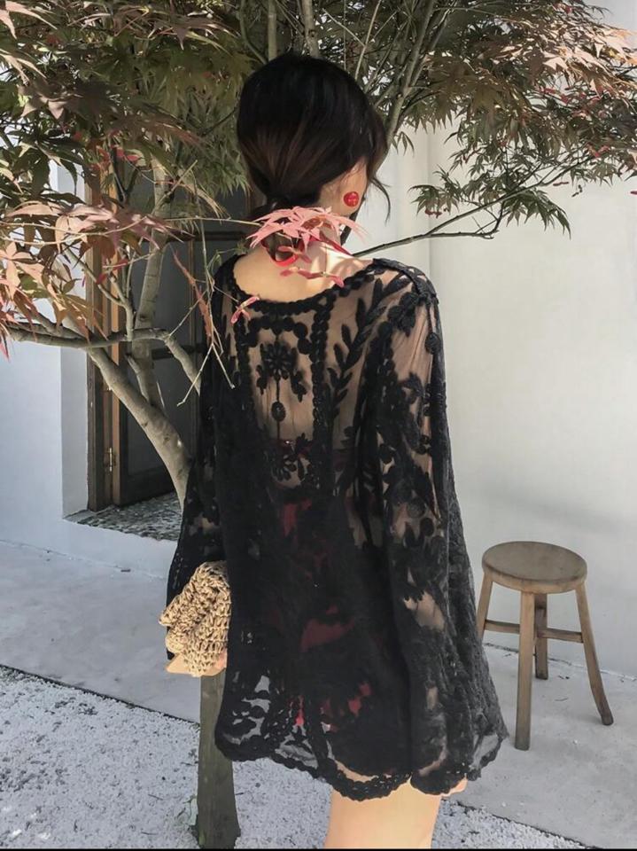 Cover ups thêu mỏng-duoc-ban-tai-SAND + SKY ( Beachwear )