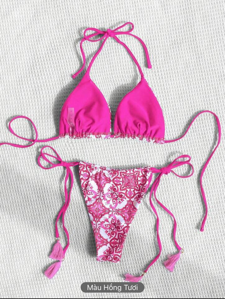 Bộ bikini 2 mảnh tua rua bộ lạc-duoc-ban-tai-SAND + SKY ( Beachwear )