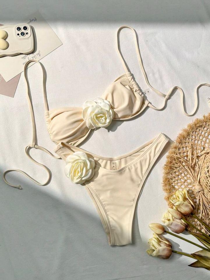 Bộ bikini 2 mảnh màu trơn tag hoa-duoc-ban-tai-SAND + SKY ( Beachwear )