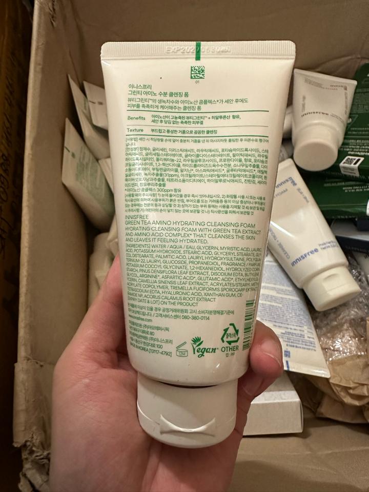 Srm Innisfree trà xanh 150g-duoc-ban-tai-Thu Huong Hoang- Mỹ Phẩm Hàn chính hãng