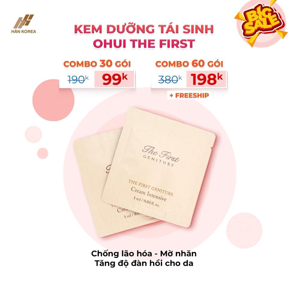 Kem dưỡng the first gói mini-duoc-ban-tai-Thu Huong Hoang- Mỹ Phẩm Hàn chính hãng