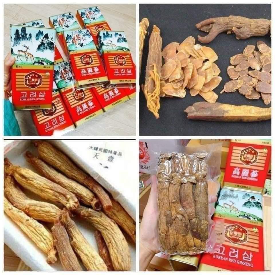 Sâm khô hộp thiếc-duoc-ban-tai-Thu Huong Hoang- Mỹ Phẩm Hàn chính hãng