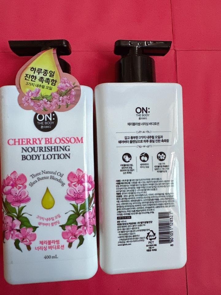 Dưỡng thể On the Body hồng 400ml-duoc-ban-tai-Thu Huong Hoang- Mỹ Phẩm Hàn chính hãng