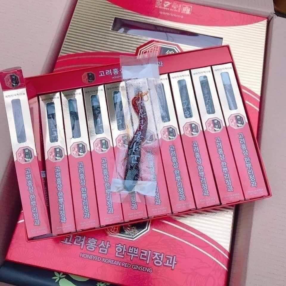 Sâm tẩm mật ong nguyên củ-duoc-ban-tai-Thu Huong Hoang- Mỹ Phẩm Hàn chính hãng