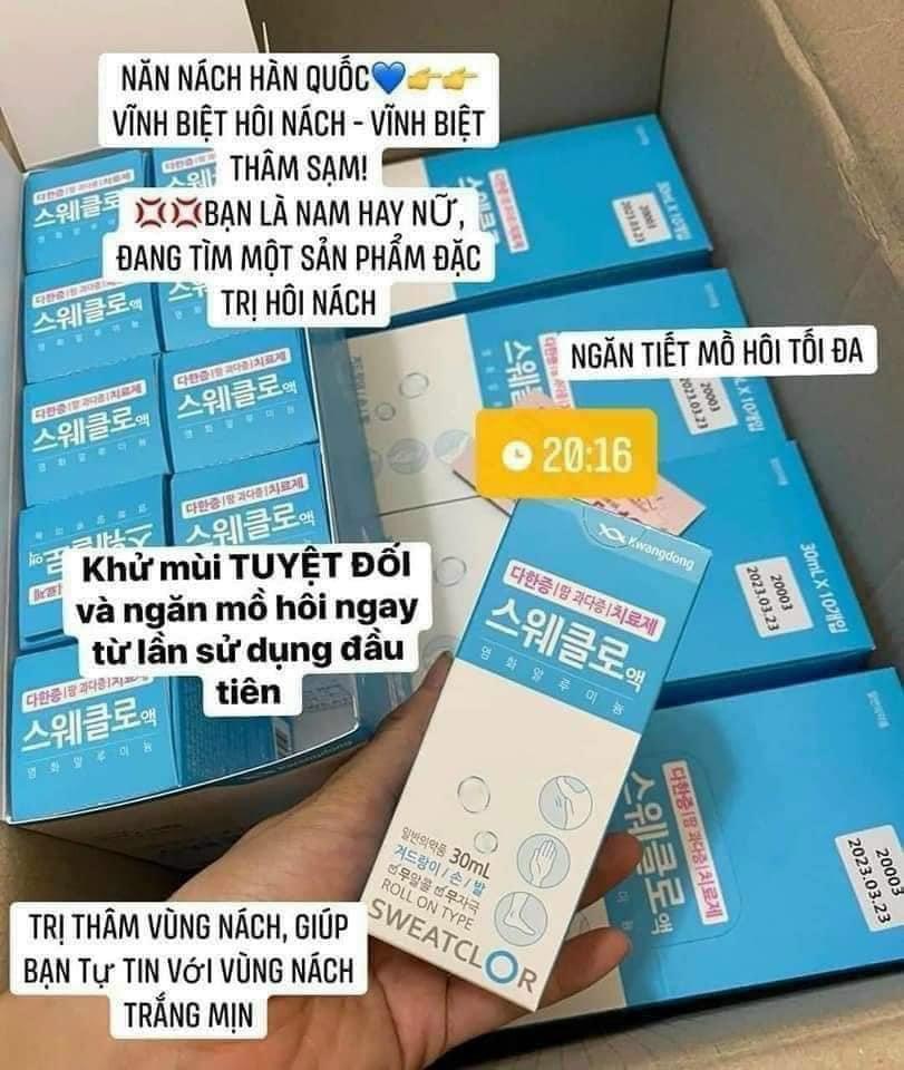Lăn khử mùi kwangdong-duoc-ban-tai-Thu Huong Hoang- Mỹ Phẩm Hàn chính hãng
