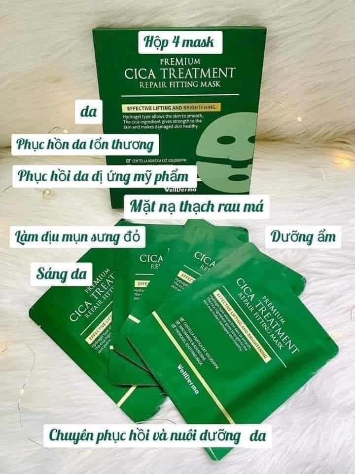 Mask thạch wellderma xanh-duoc-ban-tai-Thu Huong Hoang- Mỹ Phẩm Hàn chính hãng