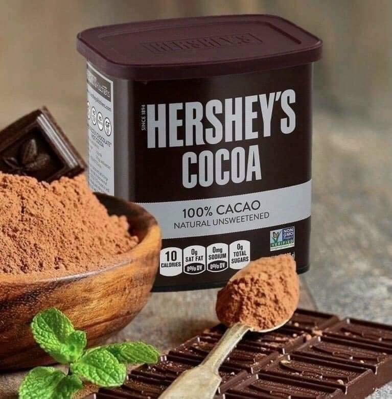 Bột socola Hershey's 100% cacao tự nhiên-duoc-ban-tai-Ly Vy