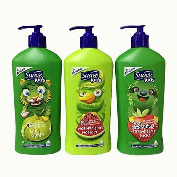 Sữa tắm, gội, xả cho bé Suave Kids 3 in 1 (chai 532ml)-duoc-ban-tai-Ly Vy