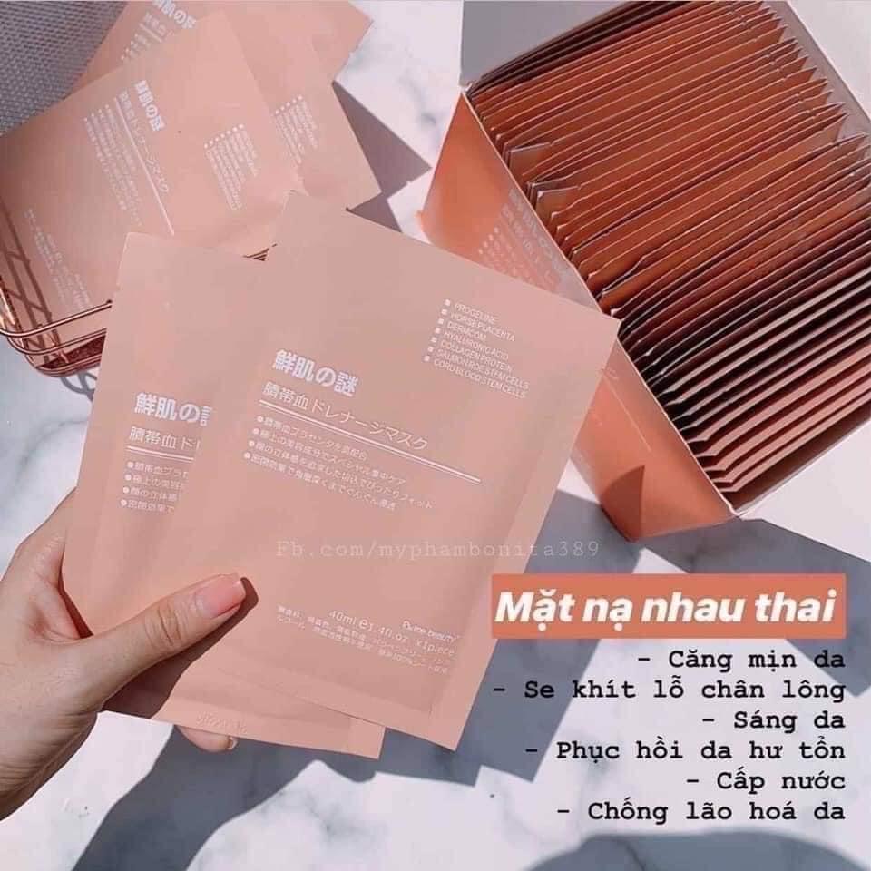 Mặt nạ nhau thai tế bào gốc Rwine Beauty Stem Cell Placenta Mask-duoc-ban-tai-Ly Vy