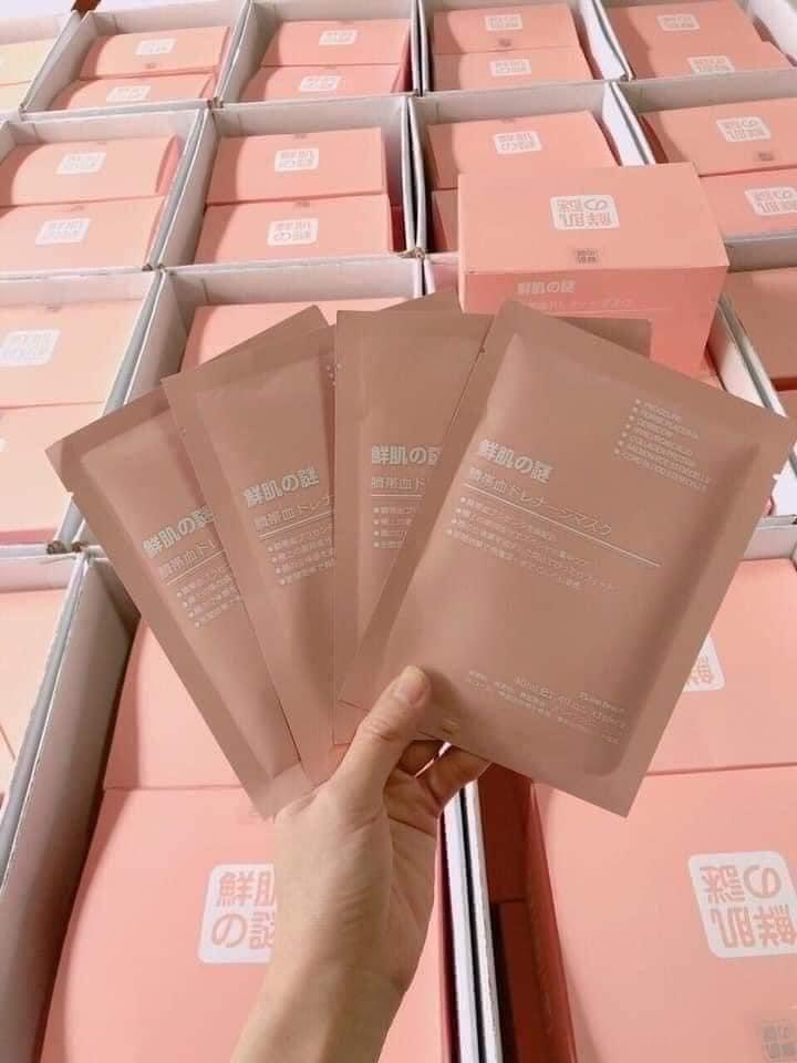 Mặt nạ nhau thai tế bào gốc Rwine Beauty Stem Cell Placenta Mask-duoc-ban-tai-Ly Vy
