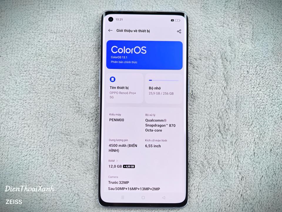 OPPO Reno 6 Pro+ 12/256G - 93812-duoc-ban-tai-Điện Thoại Xanh