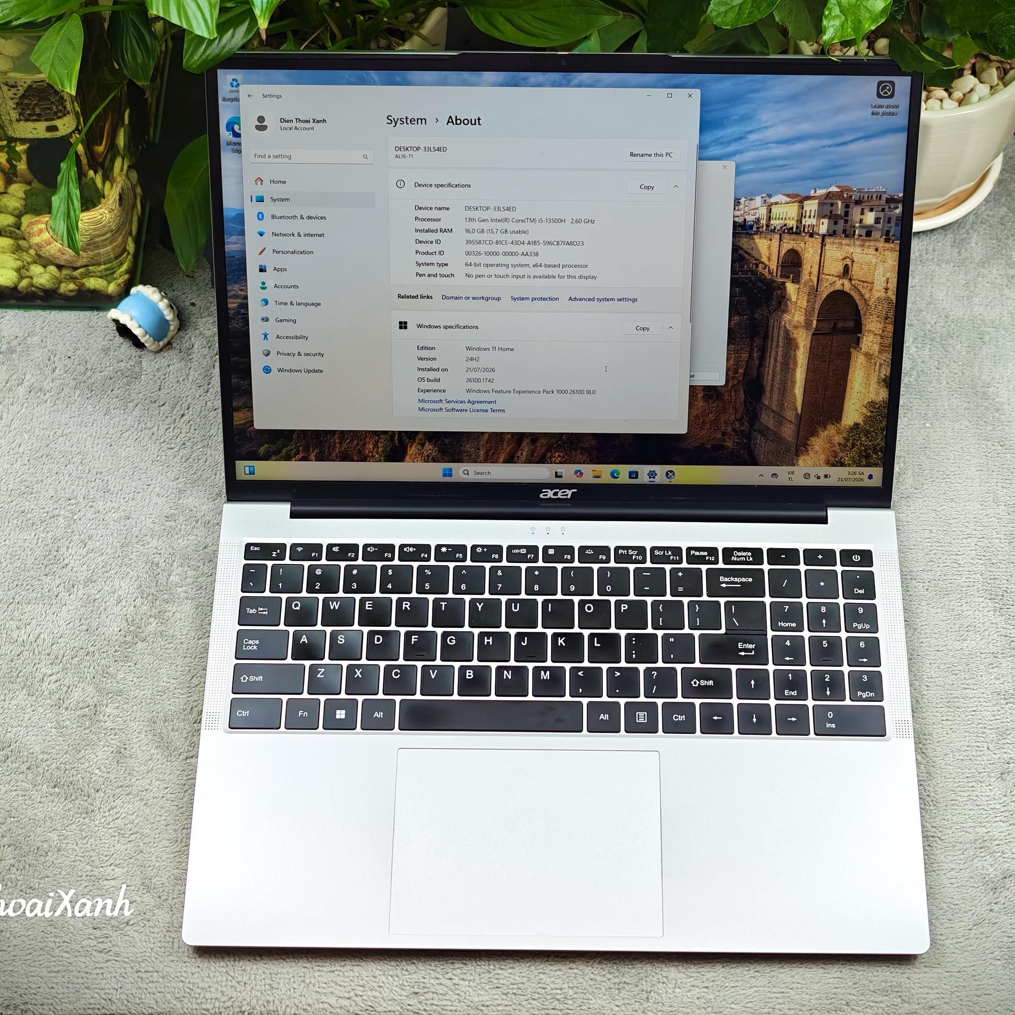 Acer Aspire Lite 16 16/1T - D1W01-duoc-ban-tai-Điện Thoại Xanh