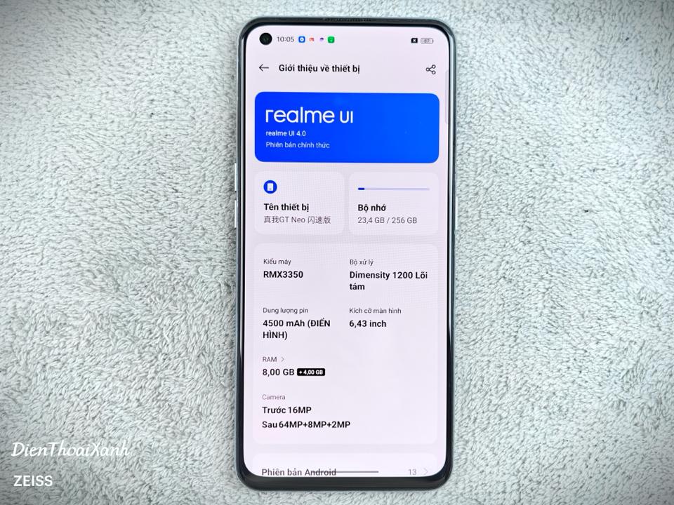 Realme GT Neo Flash 8/128G - 84810-duoc-ban-tai-Điện Thoại Xanh