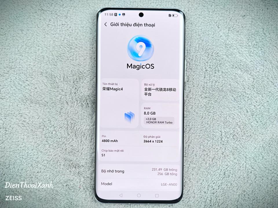 Honor Magic 4 8/256G - (40469,58809)-duoc-ban-tai-Điện Thoại Xanh