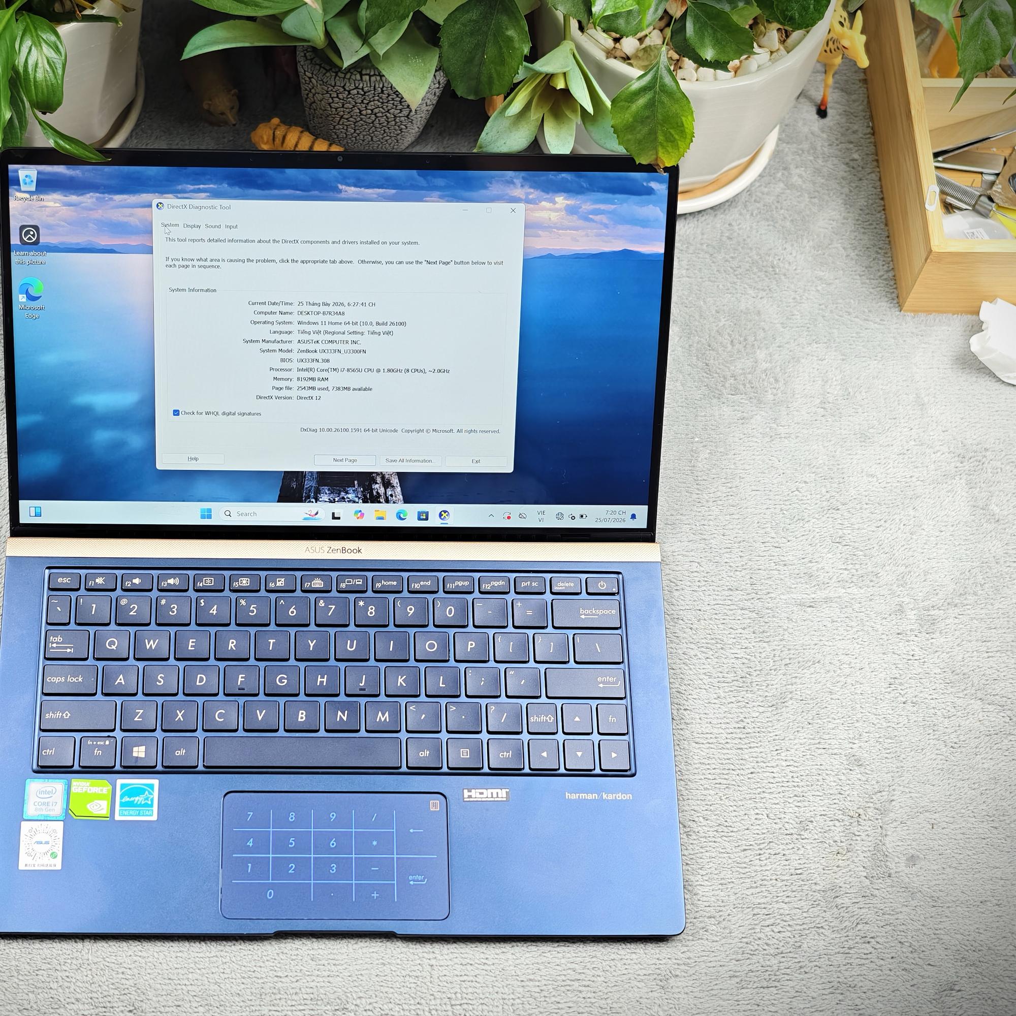 Laptop Asus Zenbook Deluxe 13 8/512G - 5351C-duoc-ban-tai-Điện Thoại Xanh